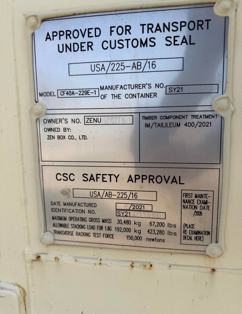 10ft One Trip Shipping Container - Image 2