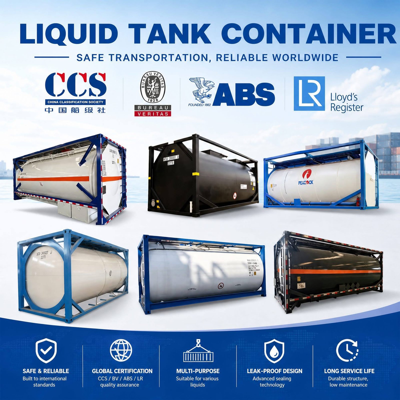 ISO Liquid tanks for sale